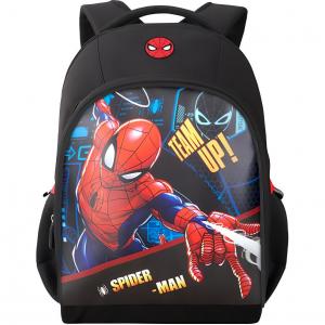 Disney Детский рюкзак из полиэстера с полиуретановой спинкой, Spider-Man Black