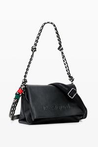 Средняя сумка с подвеской в виде логотипа.