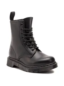 Ботинки Dr. Martens 1460 Mono на шнуровке, черный