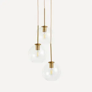 Люстра Prado El Corte Inglés из хрусталя и металла, золото