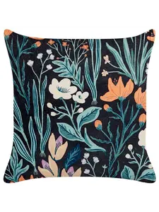 Декоративная подушка Beliani Deko OSMUNDA, цвет schwarz/grün/orange