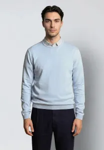 Свитер с круглым вырезом claude Clean Cut Copenhagen, Light Blue Melange