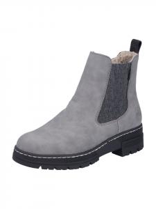 Rieker Серые ботинки челси