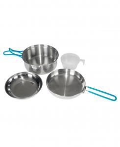 Набор посуды Stan Sport на 1 персону из нержавеющей стали Stansport, Silver