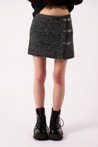 Юбка The Ragged Priest SLATE SKIRT, Grey Marl/Grey