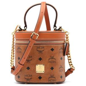 Сумка-цилиндр из кожи Visetos, через плечо кроссбоди, наплечная MCM для женщин