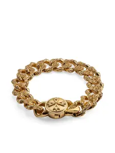 Большой браслет-цепочка с цветочным узором Emanuele Bicocchi, золотой