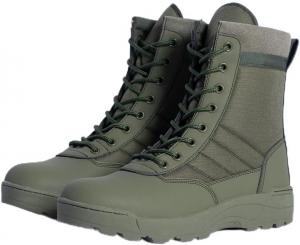 Мужские/женские походные ботинки для улицы, для фанатов джунглей и внедорожных тренировок, мужские походные тактические ботинки, водонепроницаемые, для летнего лагеря и пустыни Hhhchpm, зеленый