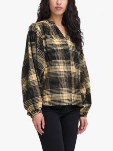 Футболка Esiva Check с длинными рукавами ICHI, Multi