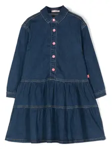 Джинсовое платье с пайетками Billieblush, синий