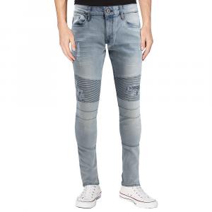 Мужские эластичные джинсы узкого кроя Rawx с деталями мотоцикла RawX, цвет Lt Blue