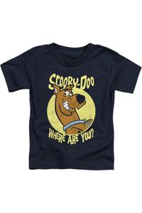Футболка с коротким рукавом Scooby Doo Where Are You для малышей Gildan, темно-синий