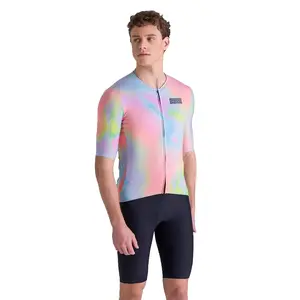Джерси Santini Bianchi Milano Pop 2025 short sleeve, мультиколор