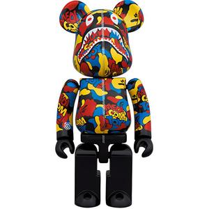 Bearbrick X Bape Medicom Toy Camo Shark Chogokin BE@RBRICK