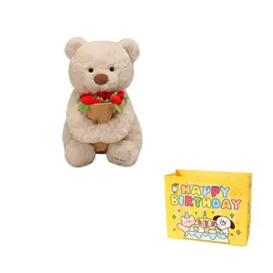 Enlightenment Плюшевая кукла Versatile Rose Bear высотой 25см/38см