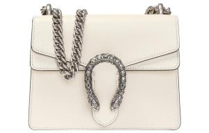 Сумка через плечо Gucci Dionysus из кожи белого цвета