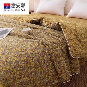 Fuanna Одеяло летнее хлопковое 150х200 см, 1.5 кг, двухслойный муслин, цвет Murmuring Words in A Daze