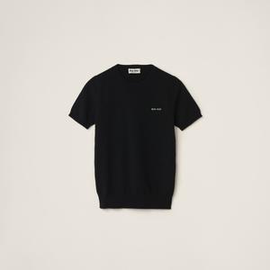 Кашемировый свитер MIU MIU, черный