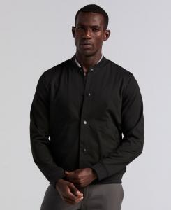 Мужской пиджак со стоячим воротником Perry Ellis, Black