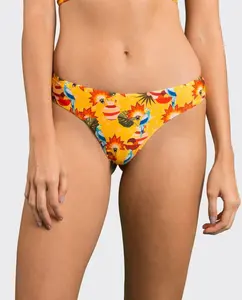 Бразильские плавки бикини с принтом Río de Sol, желтый