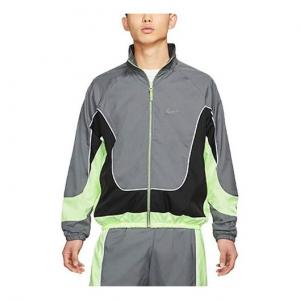 Куртка Nike Throwback Colorblock Woven Sports Basketball Stand Collar Jacket CV1932-084