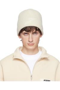 Шапка-Бини «Спираль» Jacquemus, Off-White