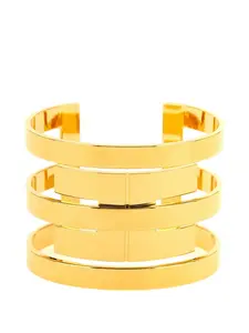 Жесткий браслет-кафф Elisabetta Franchi, золотистый