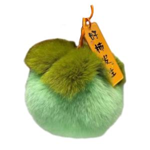 Настоящий талисман на удачу из меха кролика рекс, кукла-брелок хурма плюшевый кулон высота 8,5 см Handsome