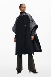 джинсовое пончо