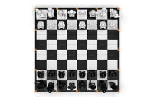 Коллекция Гарри Поттер Хогвартс Волшебные Шахматы, Гарри Поттер Персонажи Строительные Блоки 601 1000 деталей 76392 LEGO