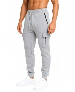 Мужские узкие брюки-джоггеры карго Blue Ice, Heather Gray