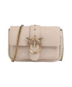 Сумка через плечо Love One Pocket Pinko, бежевый