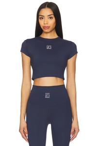 Обрезанная футболка Port De Bras, navy