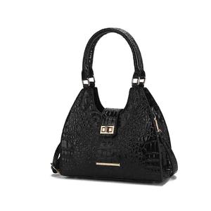 Женская сумка-тоут Ava из искусственной кожи с тиснением под крокодила MKF Collection By Mia K., черный
