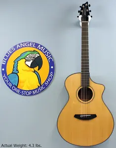 Акустико-электрогитара Breedlove Oregon Concert CE из елового дерева Ситка и миртового дерева, глянцевое натуральное покрытие