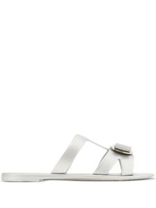 Ferragamo шлепанцы New Vara, серебряный