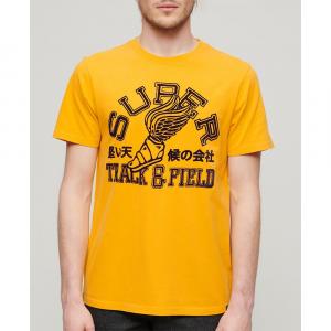 Футболка с коротким рукавом Superdry Track & Field Ath Graphic, желтый