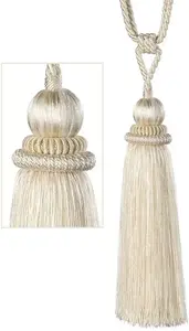 Галстук Герстер "Юдифа", (1 штука), с кисточкой Gerster 80 см, светло-бежевый