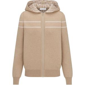 SS25 Кашемировый свитер Women's Khaki DIOR, бежевый