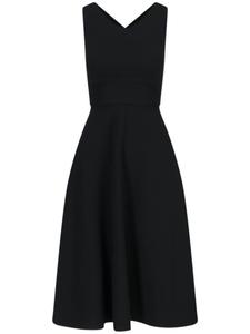 Платье макси из крепа ASPESI, черный