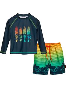 Playshoes Комплект из двух частей: купальник темно-синего/разноцветного цвета