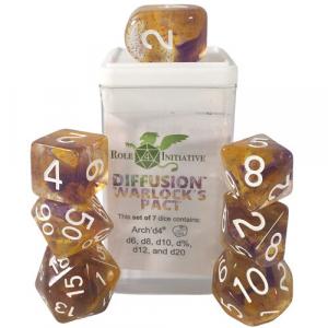 Аксессуары Role 4 Initiative R4I Dice w/ Arch'd4: Classes & Creatures: Diffusion - Warlock's Pact (Special Reserve) (7)