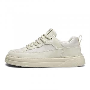 Низкие скейтерские кроссовки мужские H2, бежевый