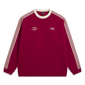 Свитшот Unisex из коллекции Li-Ning Sports Life, темно-berry красный