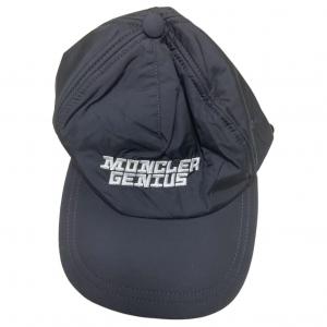 Moncler Хлопковая бейсболка унисекс черная, Black