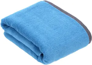 Банное полотенце bugatti "Prato", (1 шт.), однотонное, с крапчатым краем по краю 67х140 см (1 шт.), цвет blue moon