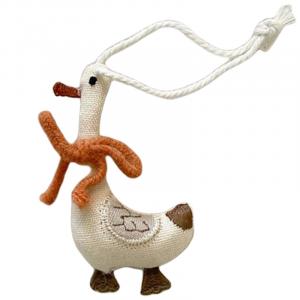 Плюшевый кулон с милым медвежонком, лебедем, щенком и вишней, высота 8 см FKOFR