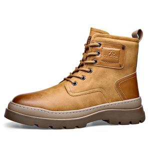 LUOMAIKE Жёлтые короткие мартинсы мужские, цвет Yellow