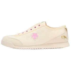 DESCENTE Женские повседневные кроссовки CHRON TEMPO с противоскользящей подошвой, износостойкие, бежевые