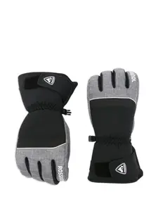 Технические перчатки с принтом Rossignol, серый